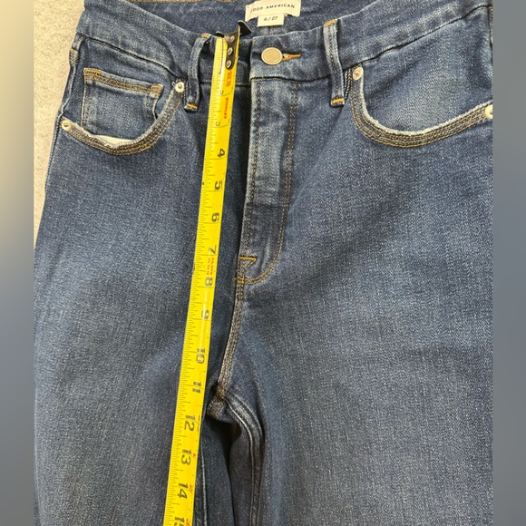 Good American Good Skate High Waist Wide Leg Jeans Size 4/27 - Picture 6 of 9